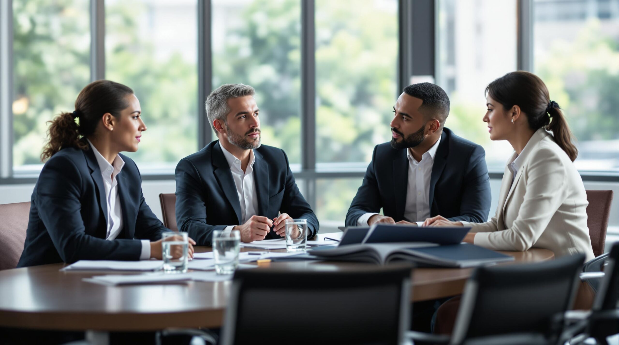 Führungskräfte & Spezialisten im Meeting