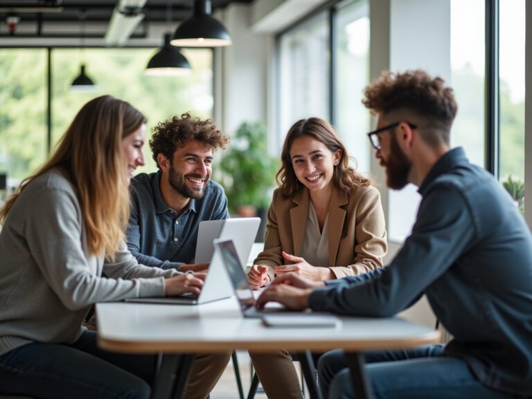 Nachwustalente in einem Gespräch - BB Talent Ulm
